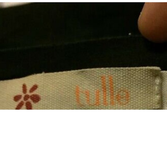 Tulle M black sleeveless blouse - Picture 6 of 8